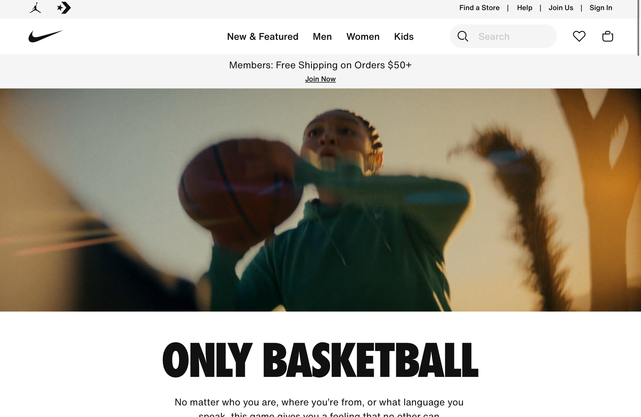 NIKE cover website