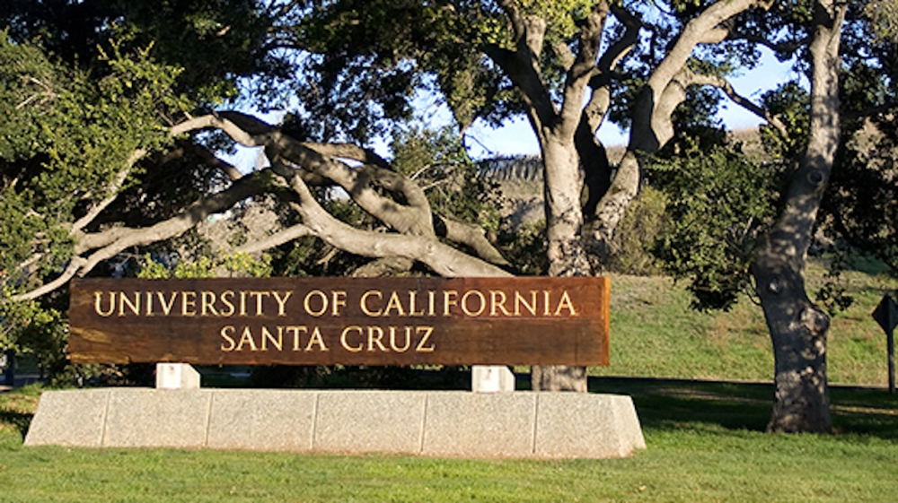 UCSC campus sign