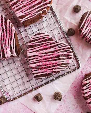 pink brownie