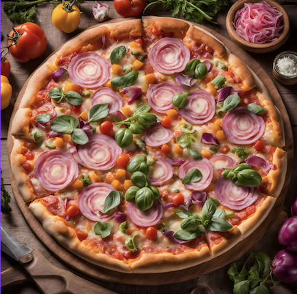 pink pizza