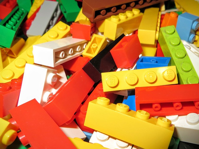 pile of lego bricks