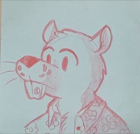 cartoony rodent