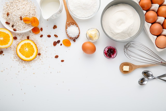 Photograph of baking supplies