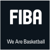 Black and white logo of the International Basketball Federation or the FIBA. 