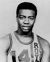 Black and white picture of Oscar Robertson.