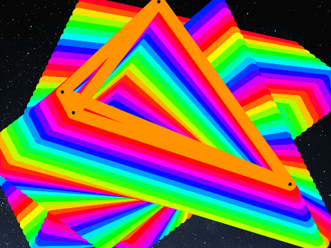 Rainbow lines