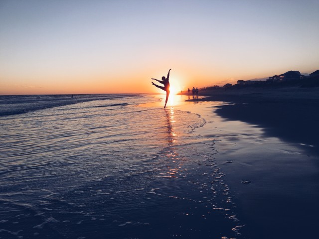 Dancer in the Ocean