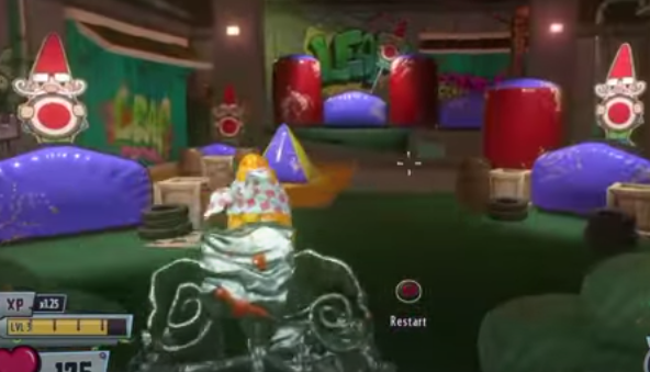 Target Range room with secret