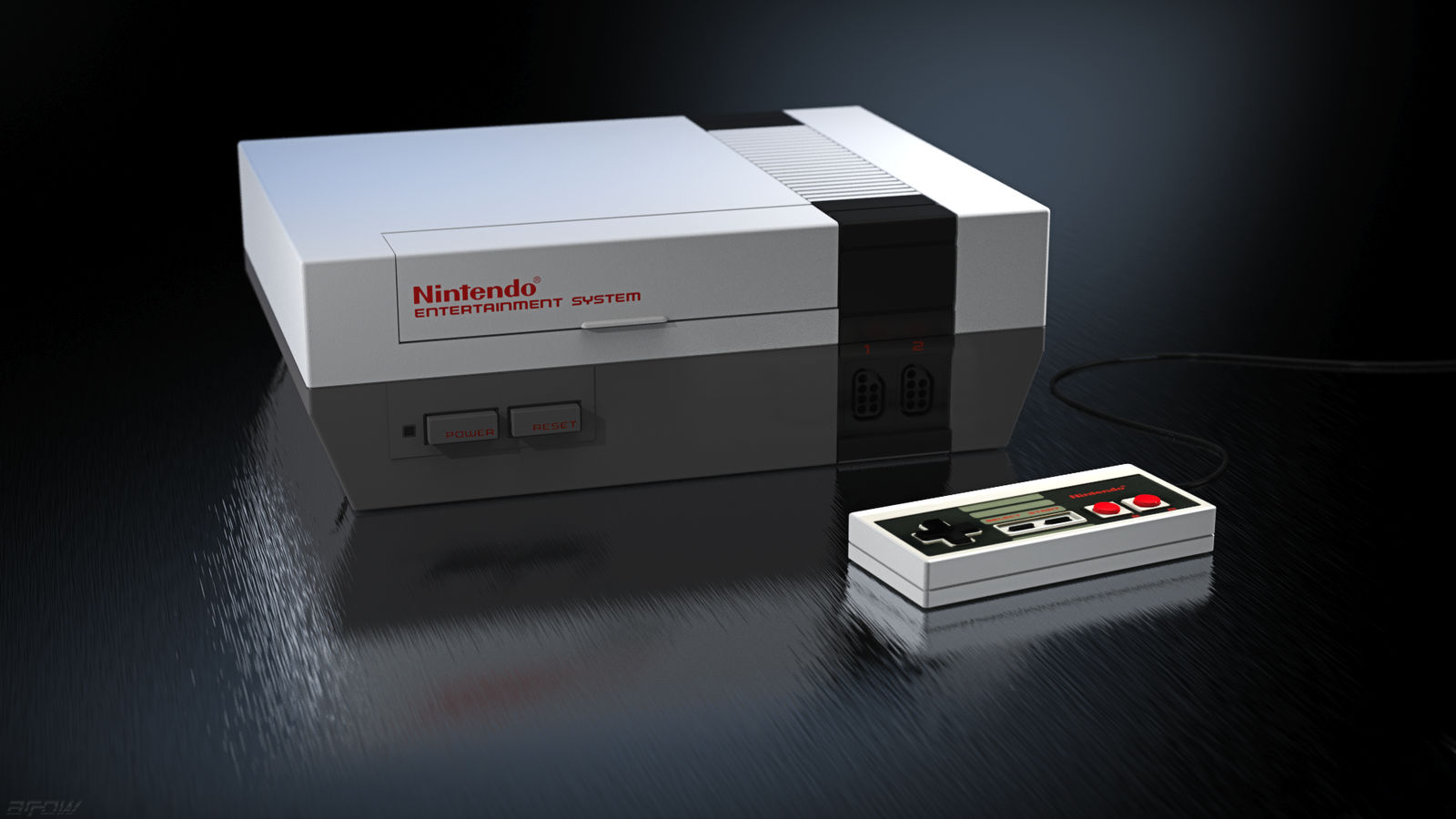 Picture of NES console