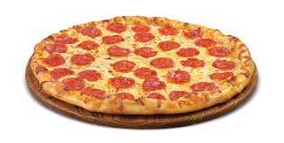 A pepperoni pizza