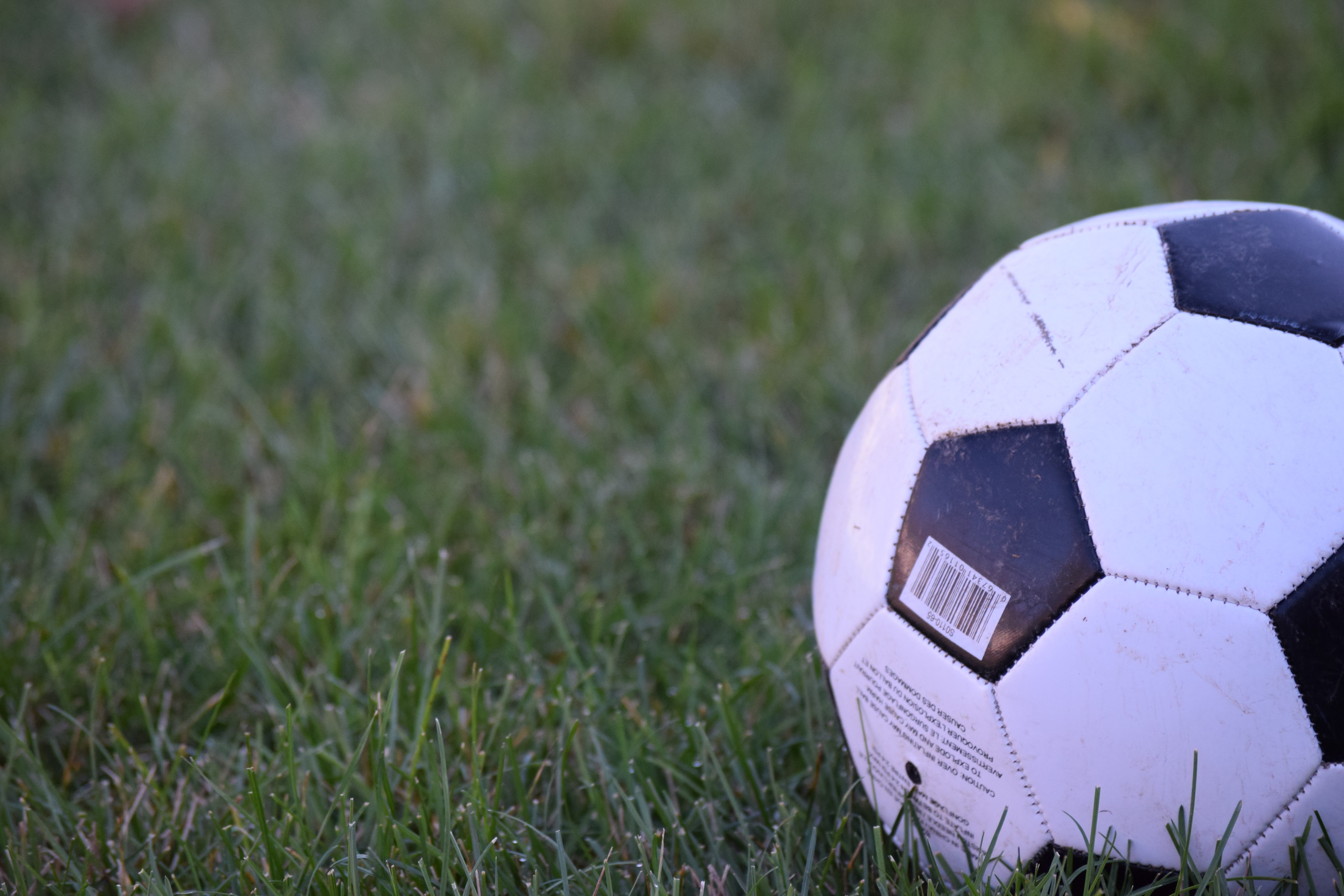 soccer ball in corner