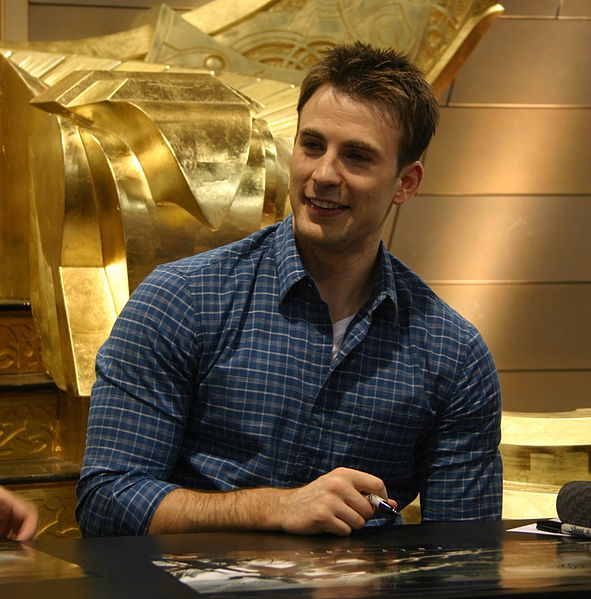 Chris Evans at the San Diego Comic-Con International for Captain America: The First Avenger - 2010