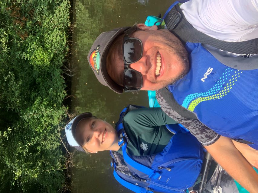 Tiffany and Mr. DJ Kayaking
