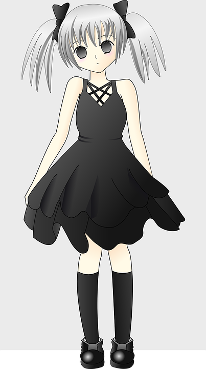 gray dress