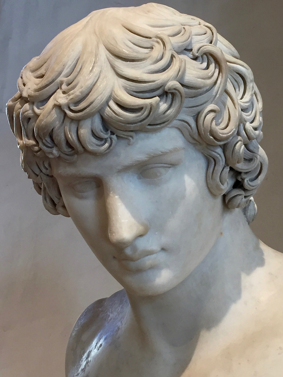 Sculpture Of A Young Man