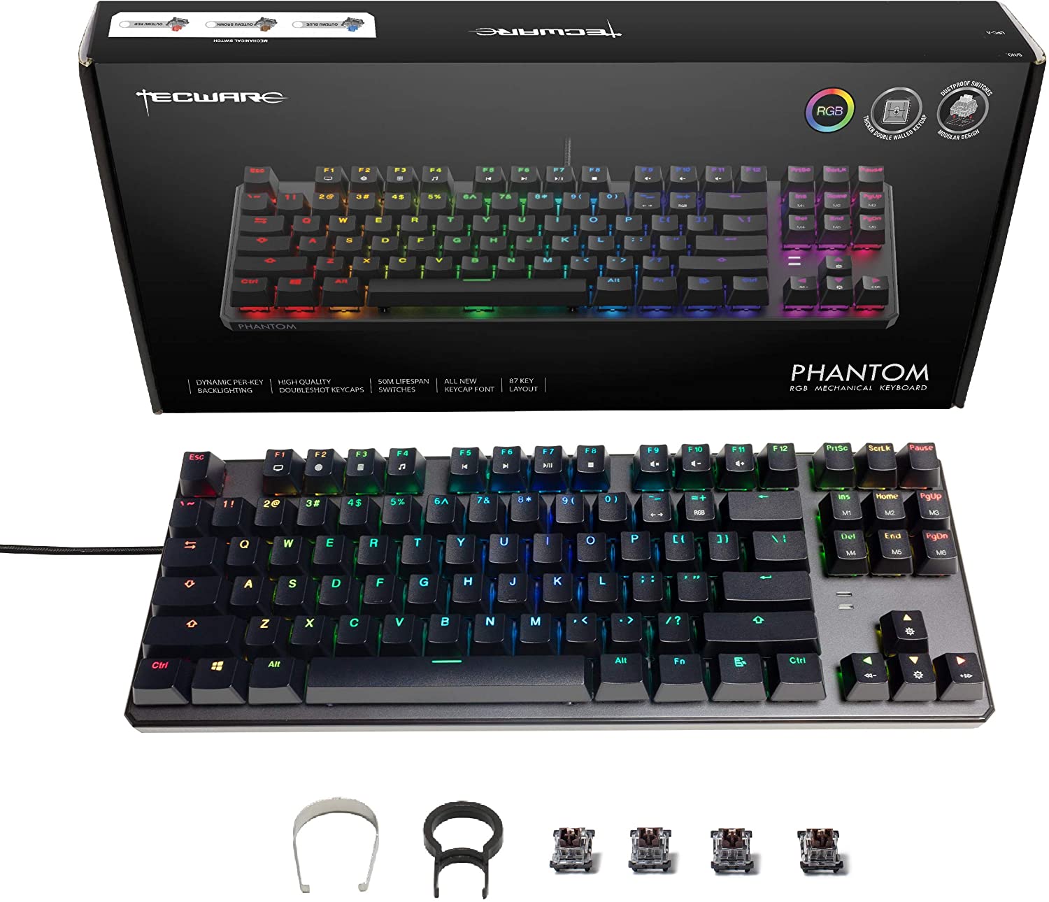 Picture of Tecware Phantom 87 with accessories