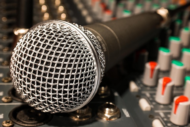 a picture of a microphone