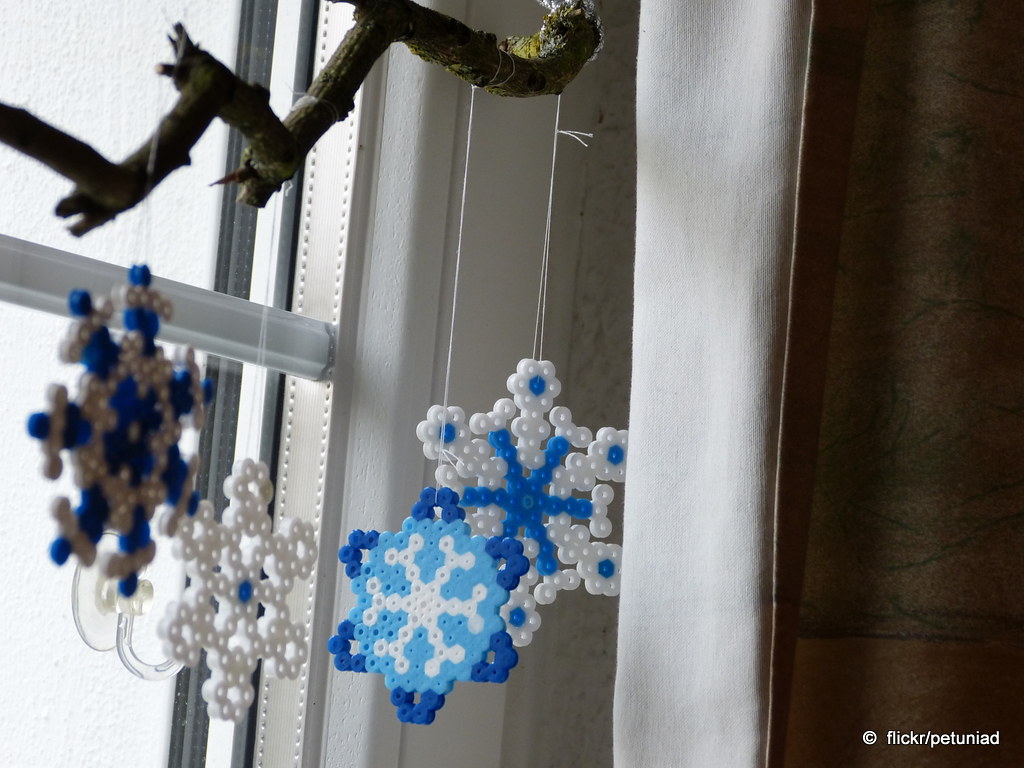 Perler Snowflake